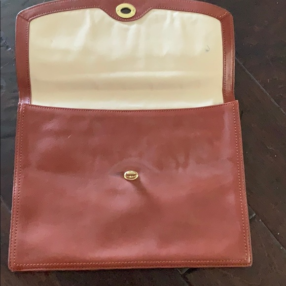 Coach large leather envelope clutch - Picture 2 of 6